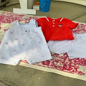 Toddlers 3 piece summer set.Size 12 months